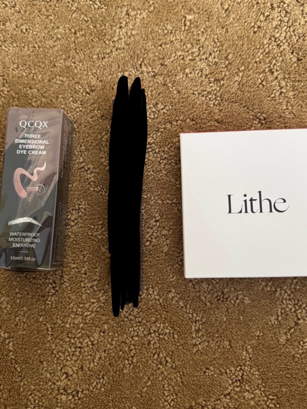 lithe blush and eyebrow dye cream
